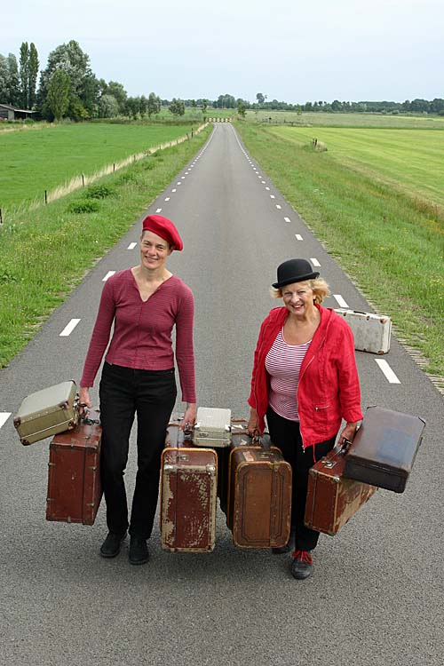 contact met duo-ondersteboven Annie en Ria